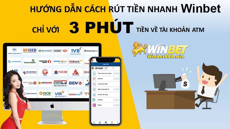 Cách rút tiền Winbet trên điện thoại